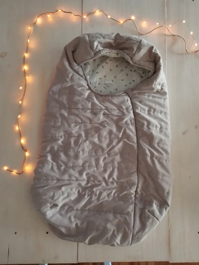 Nid d’ange gris P’tit Bisou – Taille unique