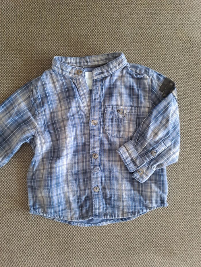Chemise à carreaux garçon