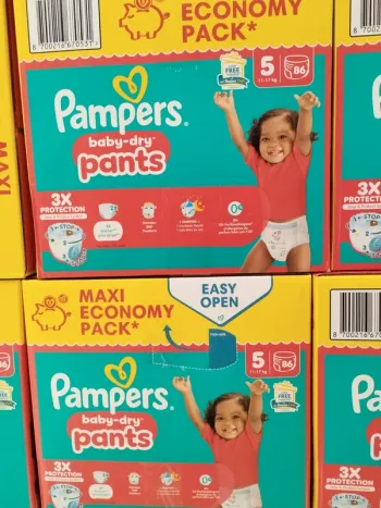 4 x 86 couches culottes Pampers T5