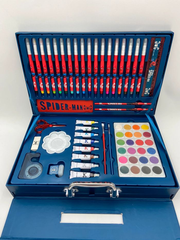 Disney Kit Artistique Deluxe Marvel spider man / feutre / crayon / peinture / - photo numéro 6