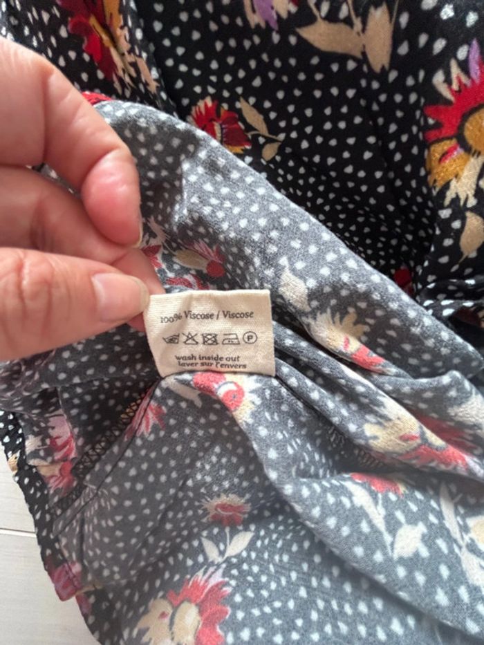 Top Orta Mathilde fleurs vintage T. L - photo numéro 3
