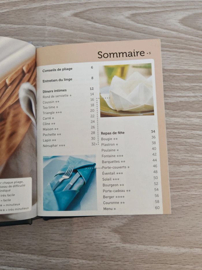 Pliages de serviettes - photo numéro 3