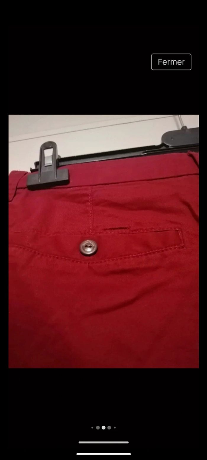Pantalon vintage Yessica rouge. Taille 42/44 - photo numéro 6