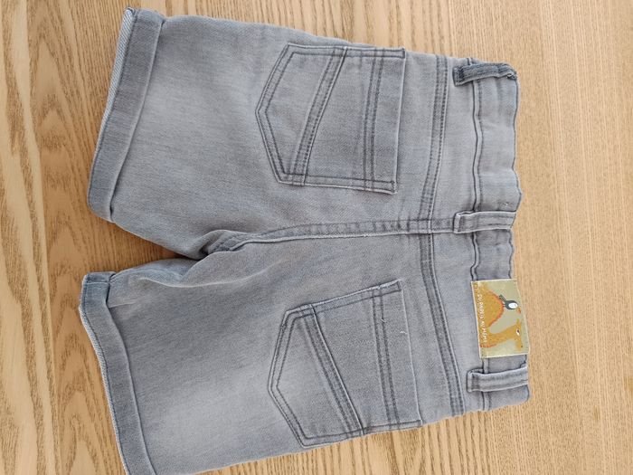 Short en jeans DPAM 4 ans avec ceinture réglable - photo numéro 4