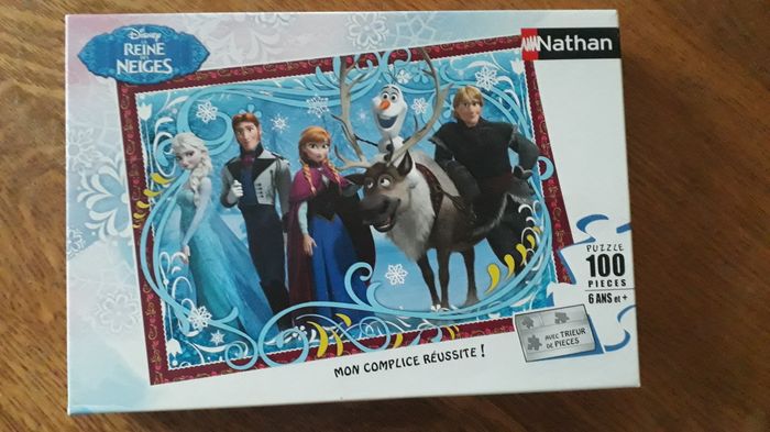 Puzzle 100 pièces Disney , Reine des neiges , Nathan