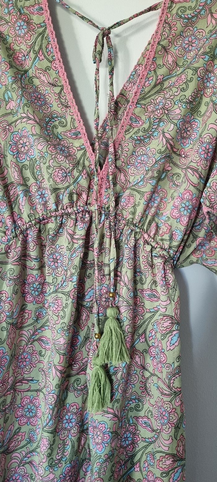 Robe longue bohème Taille 38 - photo numéro 4