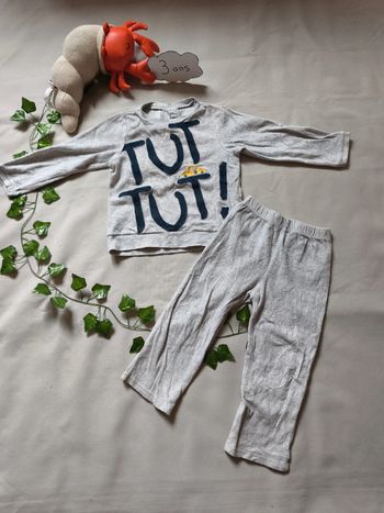 Pyjama 2 pièces voiture 🍃 Gémo