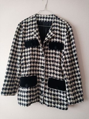 Veste femme à carreaux