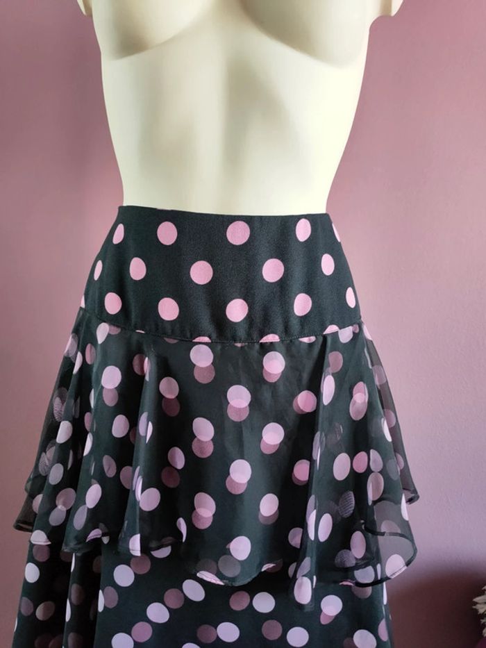Jupe pin up a pois vintage - photo numéro 6