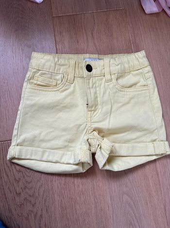 Short jaune la halle 8 ans