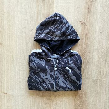 Puma Veste de Survêtement Sport enfant Vintage Y2K Unisexe Treillis très bon état (Taille 3 Ans)