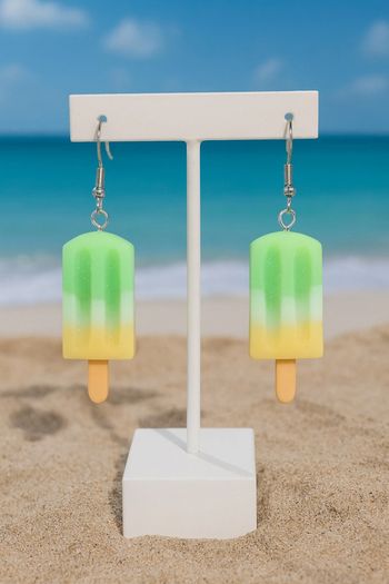 Boucles d’oreilles bâtonnets de glaces