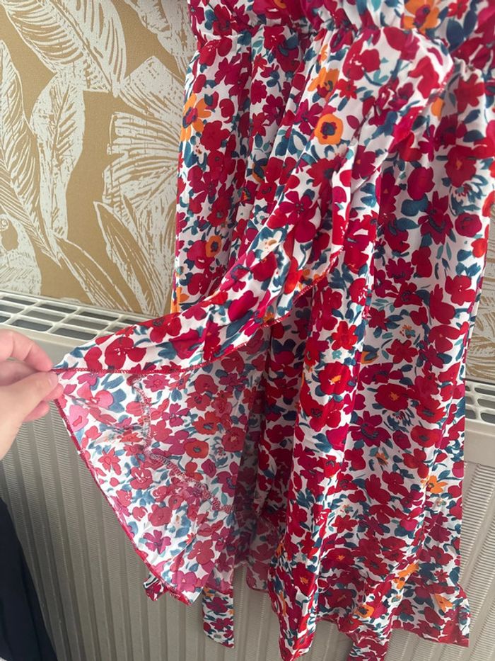 Robe courte neuve L/XL fleurs naumy - photo numéro 3