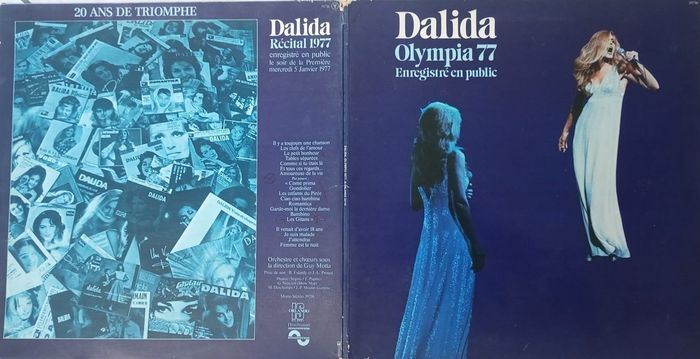 Vends Vinyle Dalida Olympia 77 enregistré en public année 1977 - photo numéro 7