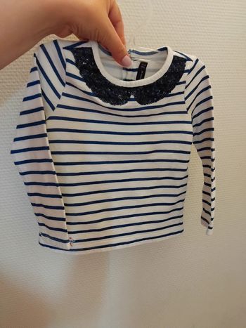 Techerts manches longues fille 24mois