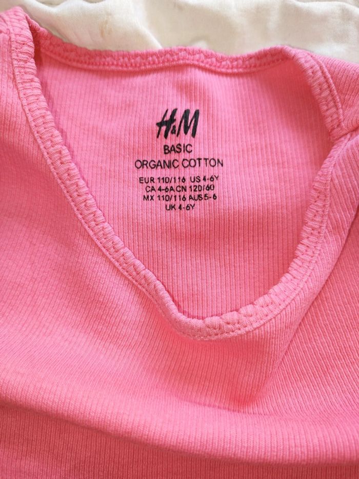 Tee-shirt rose fille 4-6 ans / H&M - photo numéro 2