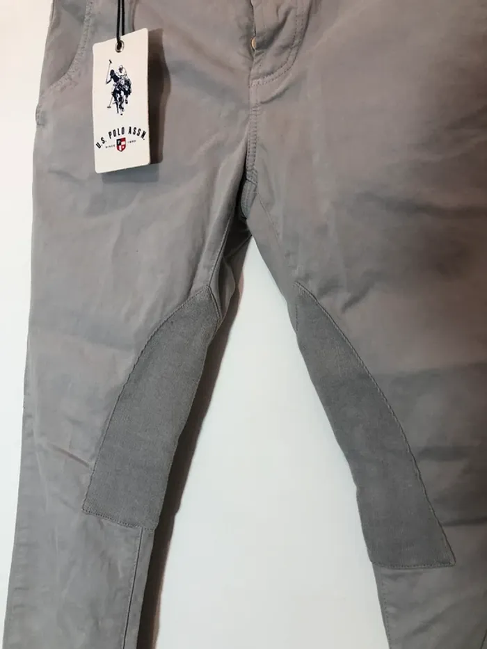 Pantalon gris clair U.S polo assn - photo numéro 3
