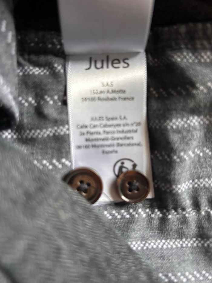 Pantalon tendance slim chevrons marine 40 Jules - photo numéro 5