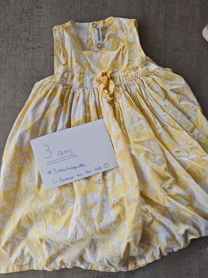 Robe jaune berlingot