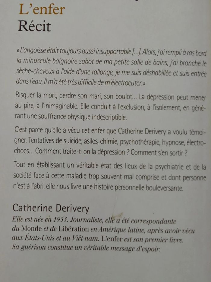Catherine Derivery - L'enfer - photo numéro 3