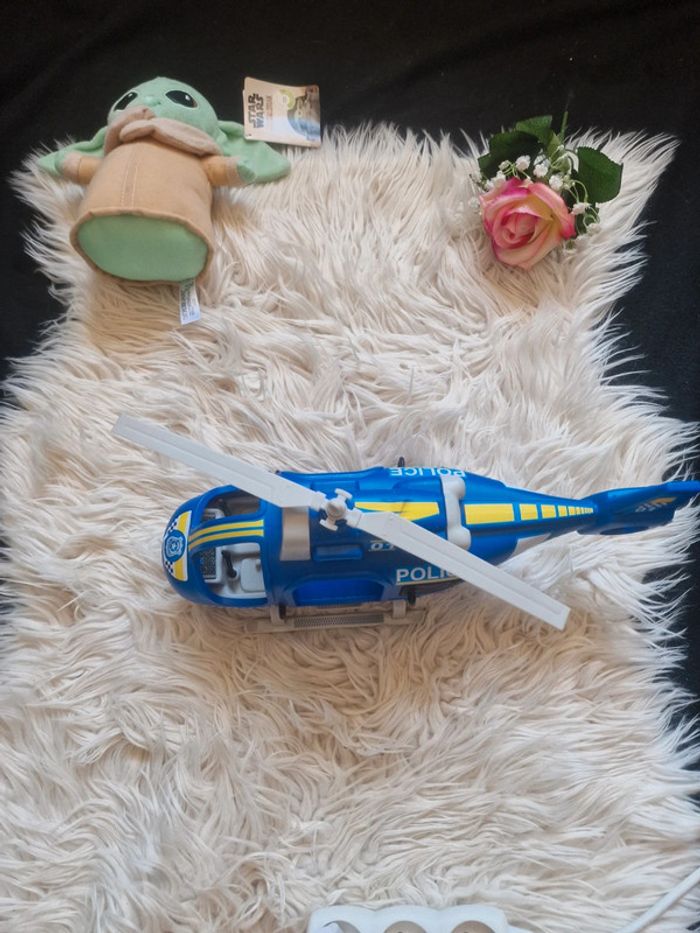 Hélicoptère police avec accessoires - photo numéro 3