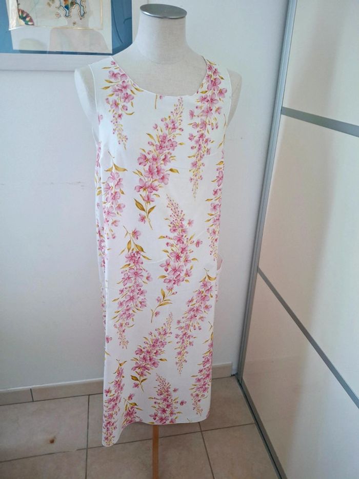 Robe de plage, robe de jardin ,voile de coton, tailleXL - photo numéro 12