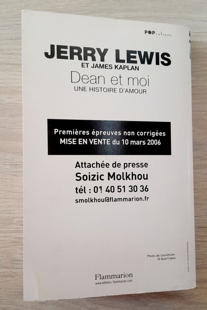 Jerry Lewis et James Kaplan - Dean et moi une histoire d'amour - photo numéro 8