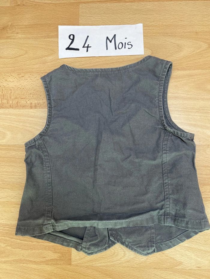 Gilet débardeur gris 24 mois Orchestra - photo numéro 4