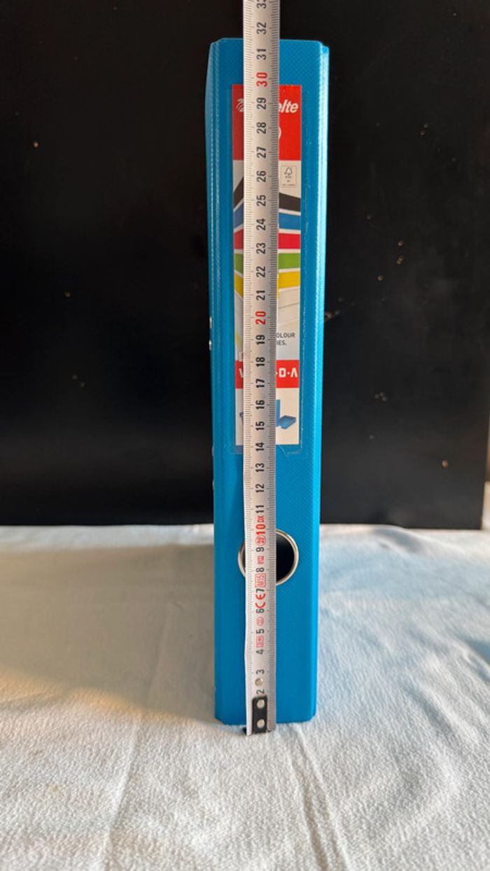 Classeur à levier Esselte Bleu - photo numéro 9