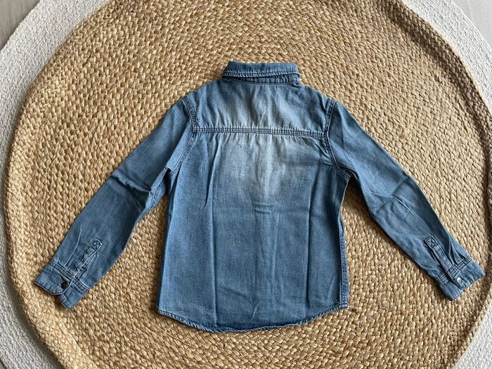 Chemise bleue en jean 8 ans Kiabi - photo numéro 5
