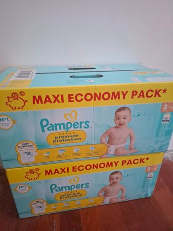 224 couches pampers premium protection taille 3