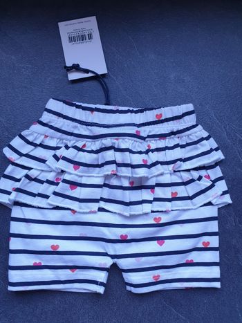 Short/Jupe Marine 12 mois fille - Hublot
