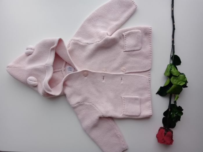 Gilet 6-12 mois rose NEUF - photo numéro 2