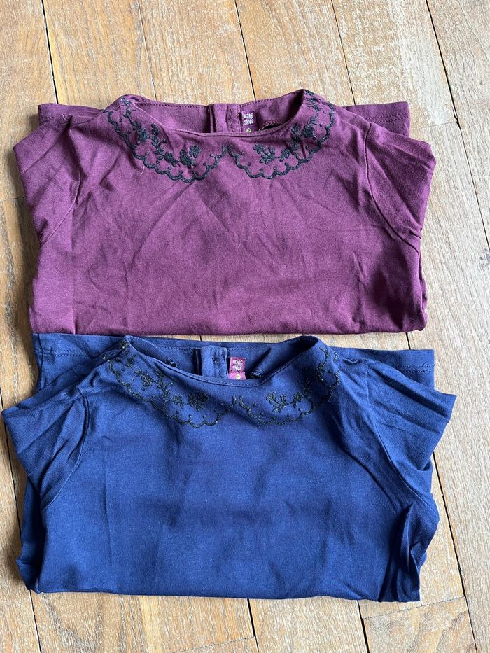 Blouses marine et bordeaux Sergent Major 3 ans