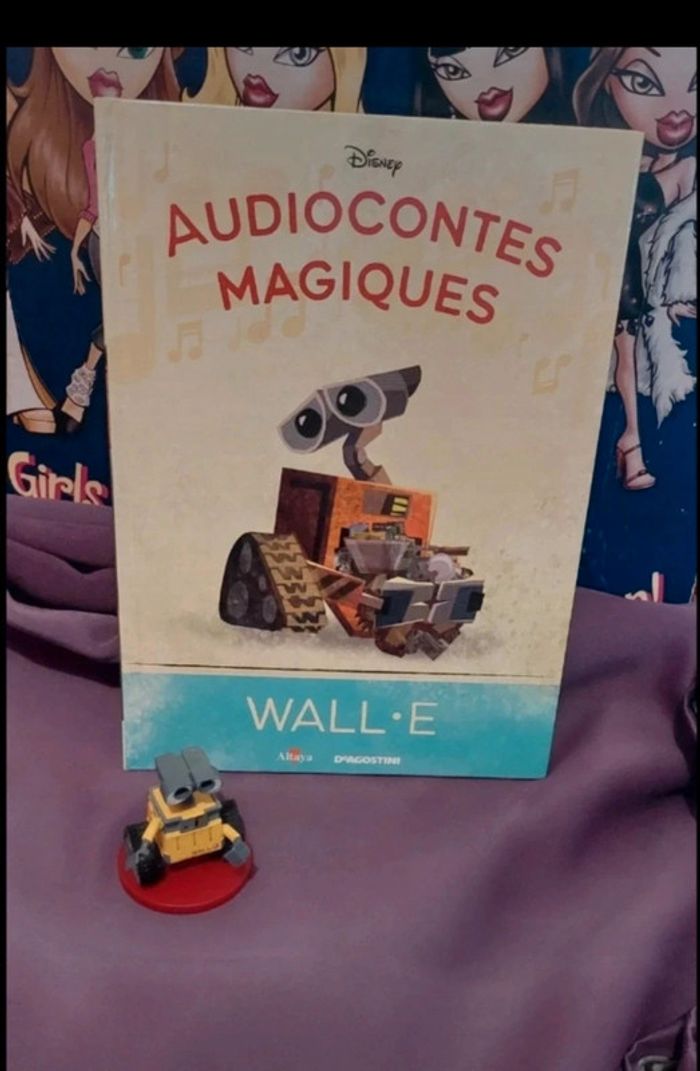 WallE collection audiocontes Magiques Disney Altaya audio conte magic livre & figurine