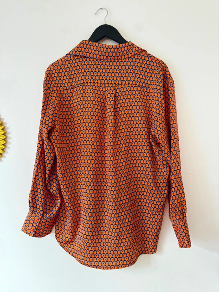 Blouse chemisier fluide orange Vera & Lucy Taille M - photo numéro 8