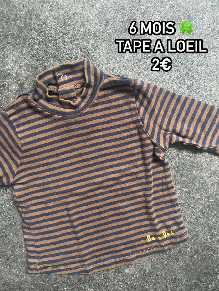 T-shirt 🍀 6 mois 🍀 Tape à l’œil