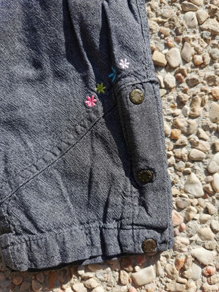 Panatalon gris foncé Catimini 9 mois - photo numéro 2