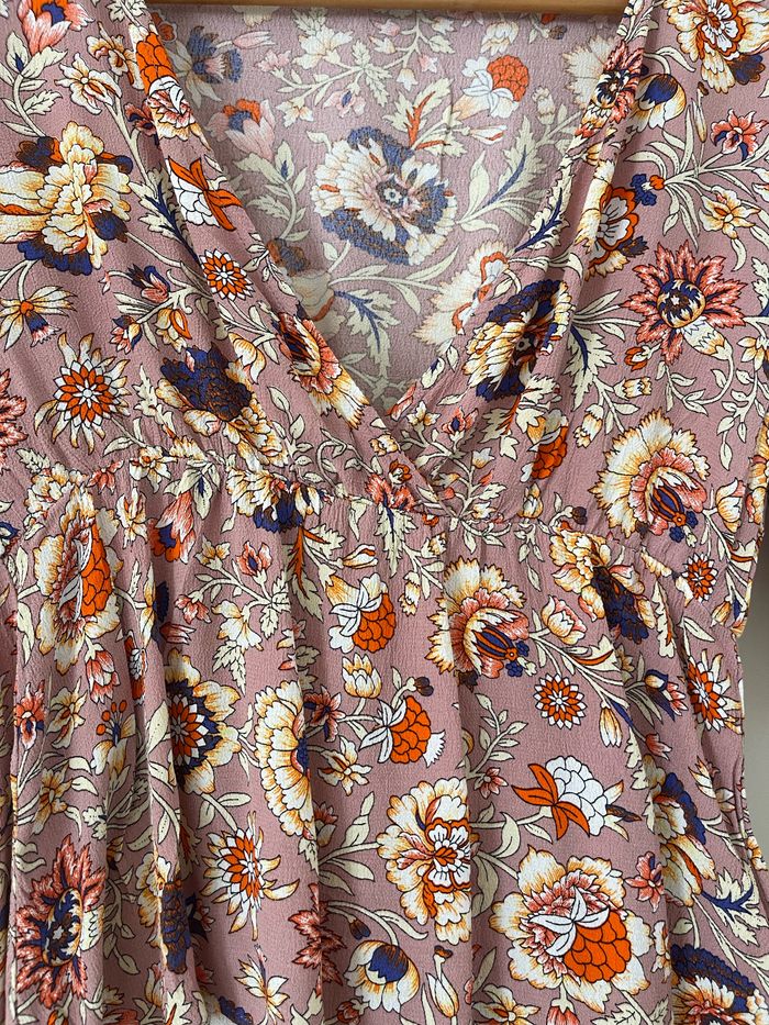 Blouse décolleté V La Halle - photo numéro 3