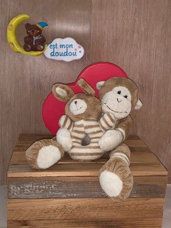 AJE55 doudou singe 🙊 ajena