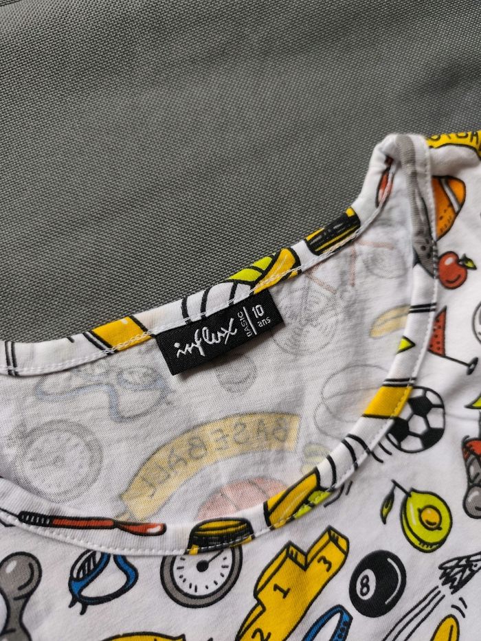 Débardeur motif sport 🎮 Taille 10 ans - photo numéro 3