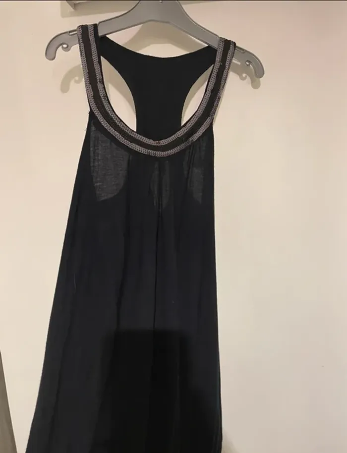 Débardeur noir dos nageur à sequins Jennyfer – Taille M - photo numéro 2