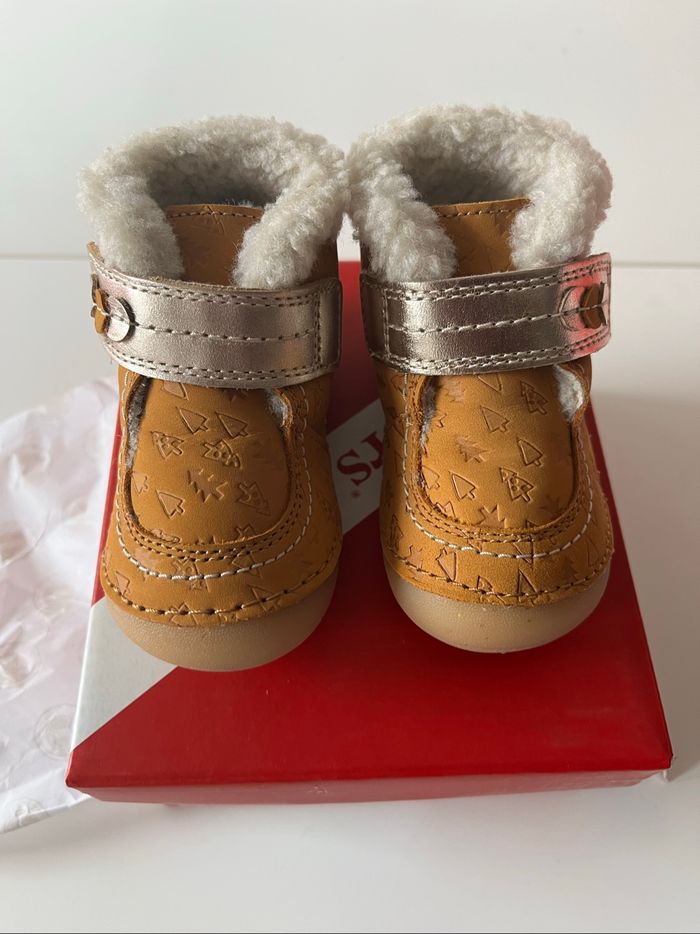 Bottine jaune or kickers