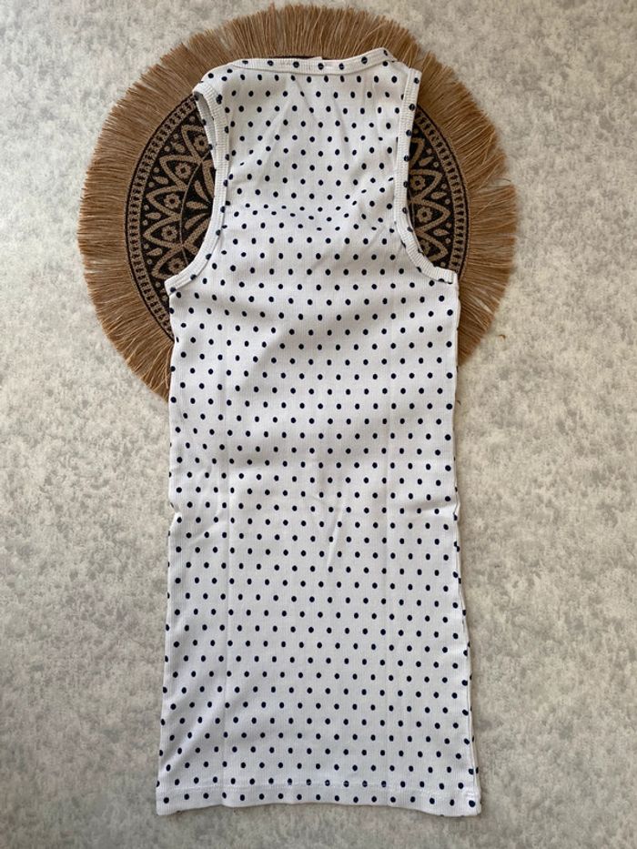 Débardeur à pois noeud Bershka - photo numéro 2