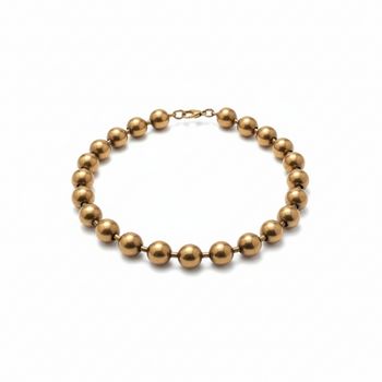 Bracelet vintage plaqué or 21 cm