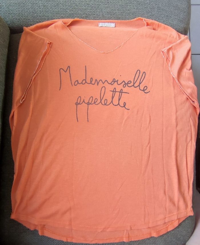Maillot corail "Why Not?" T.S