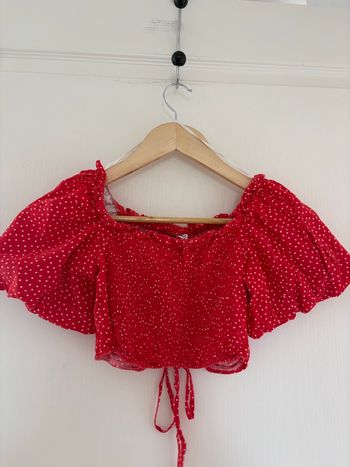 Top rouge 