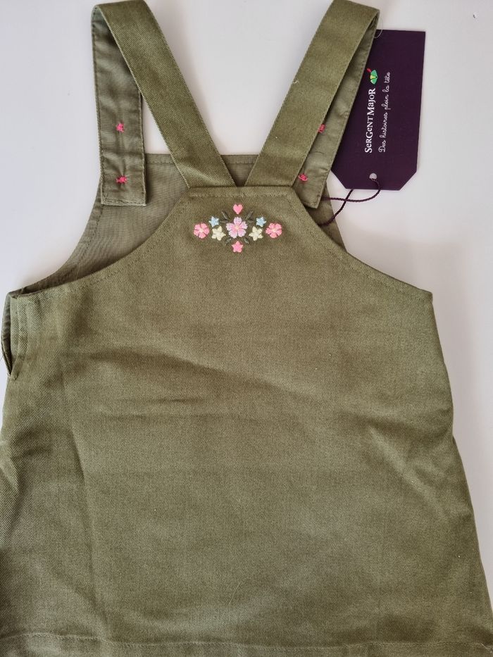 Chasuble twill vert kaki Sergent Major 6 mois - photo numéro 3