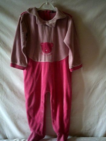 Pyjama rose taille 24 mois Bob et Julie