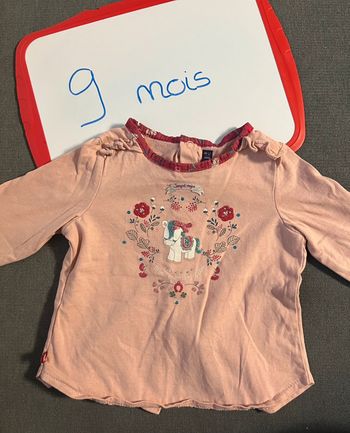 Teeshirt manches longues sergent major 9 mois